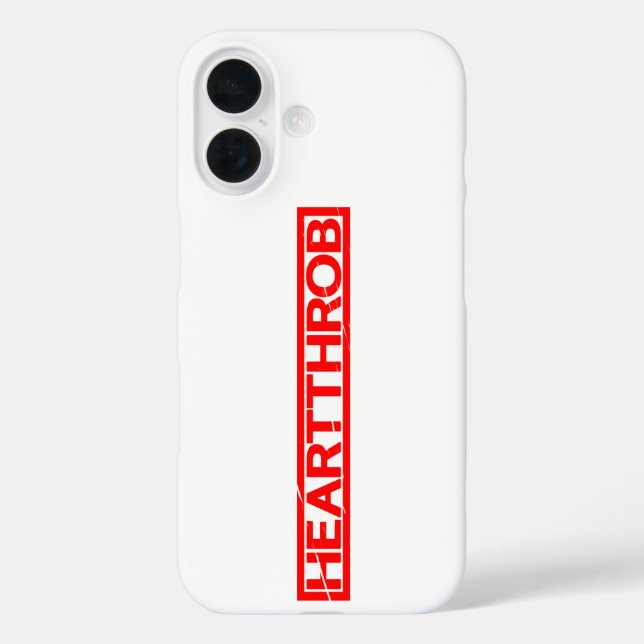 Heartthrob Stamp Case-Mate iPhone Case (Back)