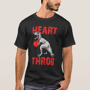 Heartthrob Valentines Day Cool Dinosaur T Rex V Da T-Shirt