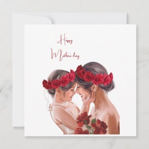 Heartwarming Floral Personalised Gift Holiday Card