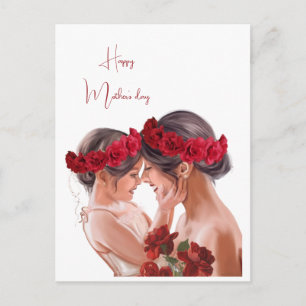 Heartwarming Floral Personalised Gift Postcard