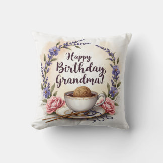 Heartwarming Grandma Gift Cushion