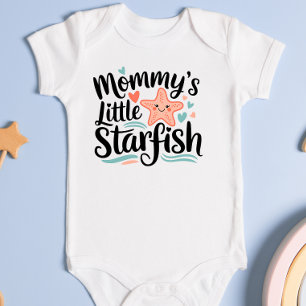 Heartwarming Mummy’s Little Starfish Baby Bodysuit