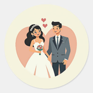 Heartwarming Wedding Stickers