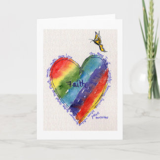 Heartwishes with Yellow Butterfly Card