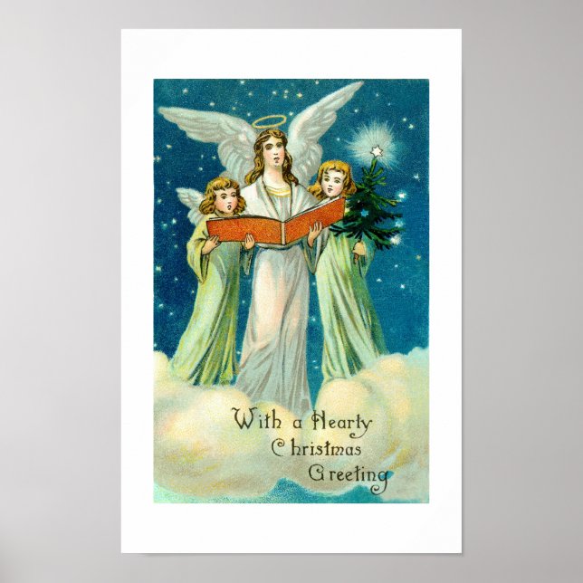 Hearty Christmas greeting Poster (Front)