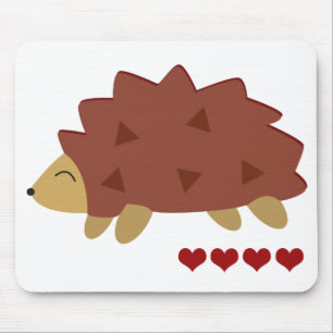 Hearty Hedgehog Mouse Pad