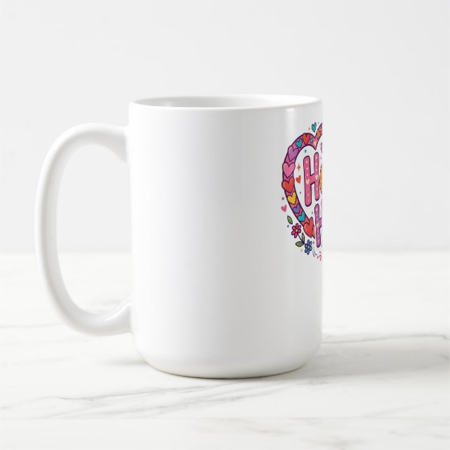 Hearty Hugs Coffee Mug (Left)
