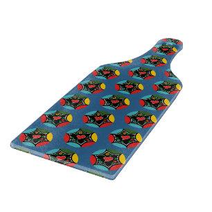 Hearty Portuguese Christmas baunle pattern Cutting Board