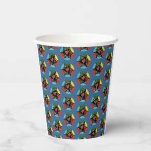 Hearty Portuguese Christmas baunle pattern Paper Cups