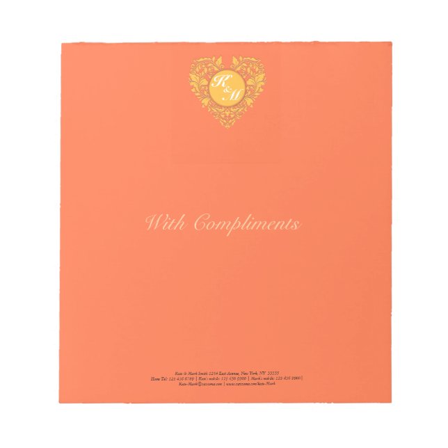 HeartyParty Notepad (Front)