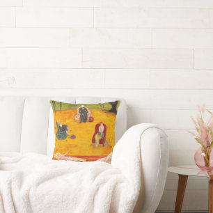Heat by Florine Stettheimer Cushion