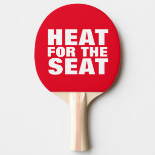 HEAT FOR THE SEAT VINTAGE FUNNY PADDLE