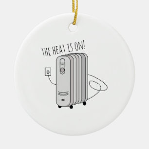 Heat Is On Ceramic Tree Decoration