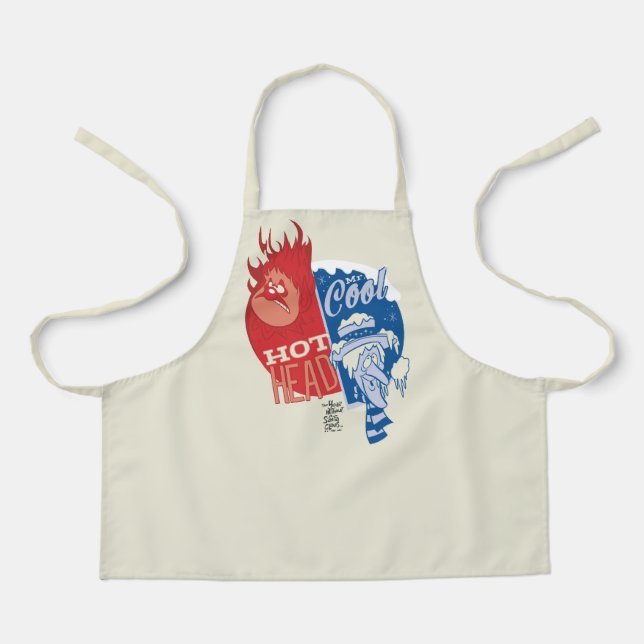 Heat Miser Hot Head & Snow Miser Mr. Cool Apron (Front)