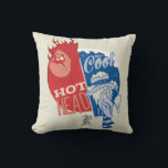 Heat Miser Hot Head & Snow Miser Mr. Cool Cushion<br><div class="desc">The Year Without a Santa Claus | Check out this dual graphic of Heat Miser and Snow Miser with the nicknames "Hot Head" and "Mr. Cool"!</div>