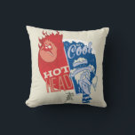 Heat Miser Hot Head & Snow Miser Mr. Cool Cushion<br><div class="desc">The Year Without a Santa Claus | Check out this dual graphic of Heat Miser and Snow Miser with the nicknames "Hot Head" and "Mr. Cool"!</div>