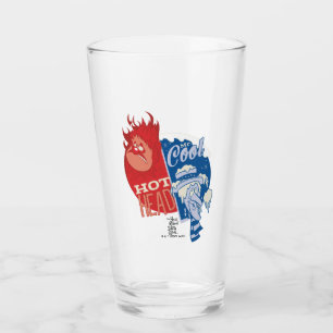 Heat Miser Hot Head & Snow Miser Mr. Cool Glass