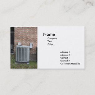 heat pump business card