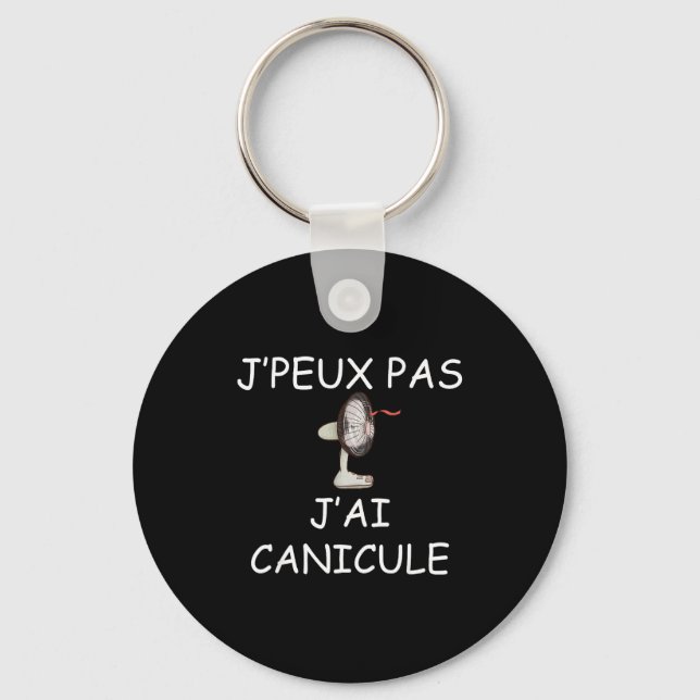Heat wave fan summer  key ring (Front)