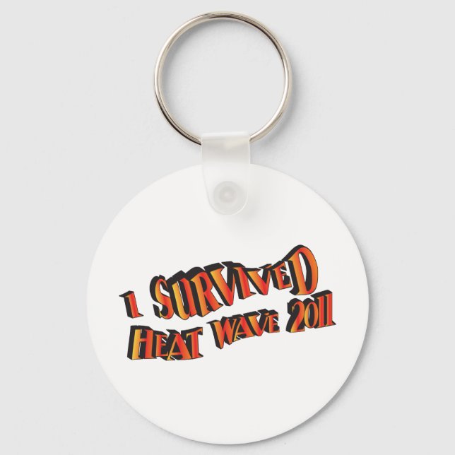 Heat Wave Survivor 2011 Bag Key Ring (Front)