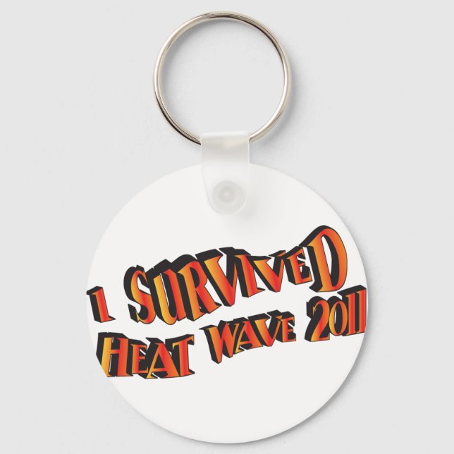 Heat Wave Survivor 2011 Bag Key Ring (Front)