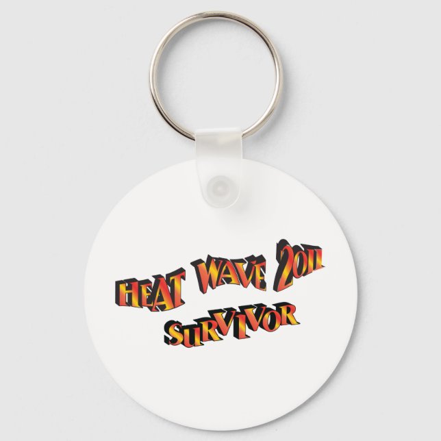 Heat Wave Survivor 2011 Bag Key Ring (Front)