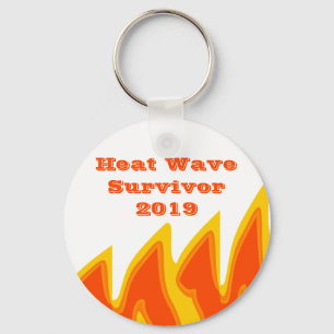 Heat Wave Survivor 2019 Key Ring