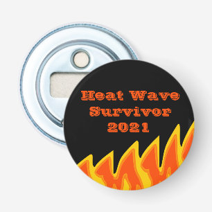 Heat Wave Survivor 2021 Bottle Opener