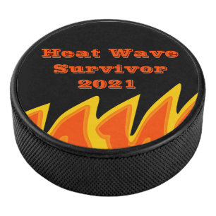 Heat Wave Survivor 2021 Hockey Puck