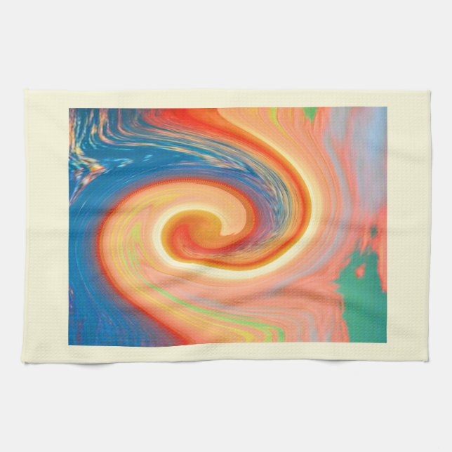 Heat wave tea towel (Horizontal)