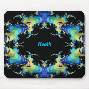 ~ HEATH ~ Strange 3D Pattern ~ Personalized ~ Mouse Pad