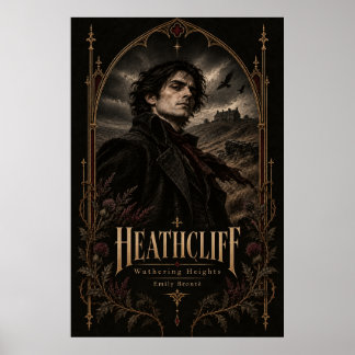 Heathcliff – Wuthering Heights Gothic Poster