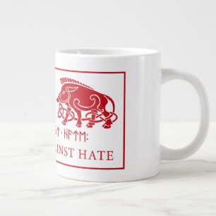 Heathens Against Hate Double Boar Logo Large Coffee Mug