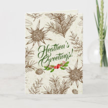 Heathen's Greetings Atheist Christmas Card