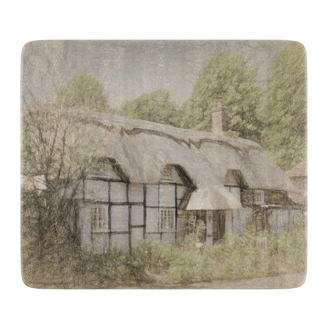 Heather Cottage Cutting Board (Front)