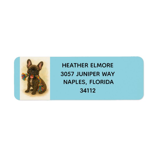 Heather elmore naples return address label (Front)