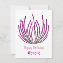 Heather flowers