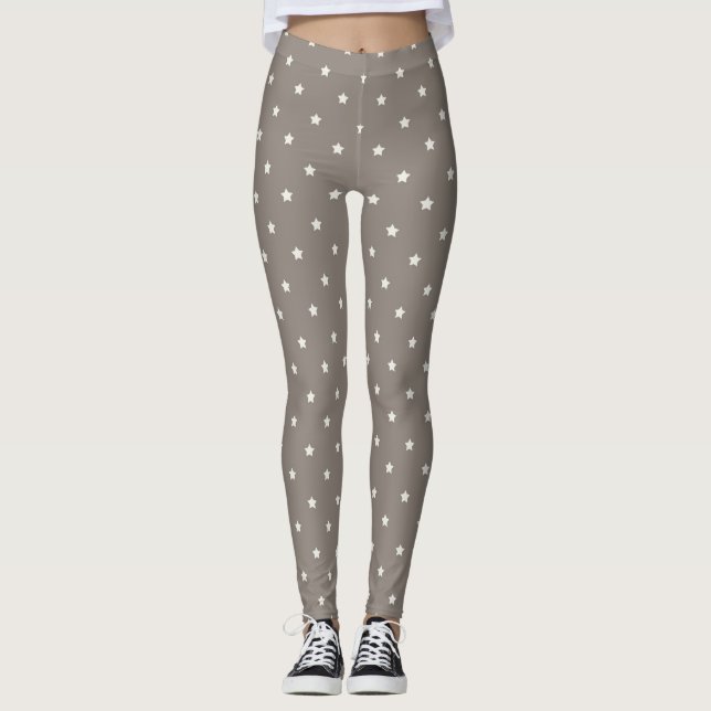 Heather Grey Women's Leggings (Front)