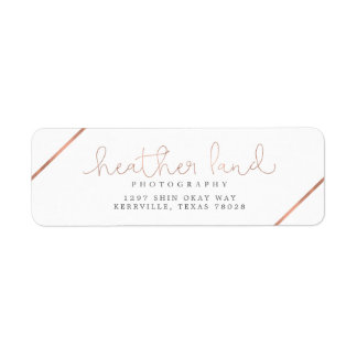 Heather Land Return Address Label