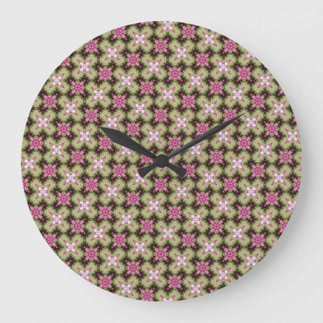 Heather & Moss Throw Pillow Large Clock (Front)