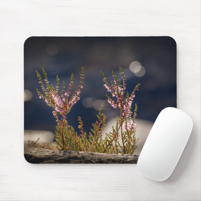 Heather Nature Photo Mouse Pad (With Mouse)