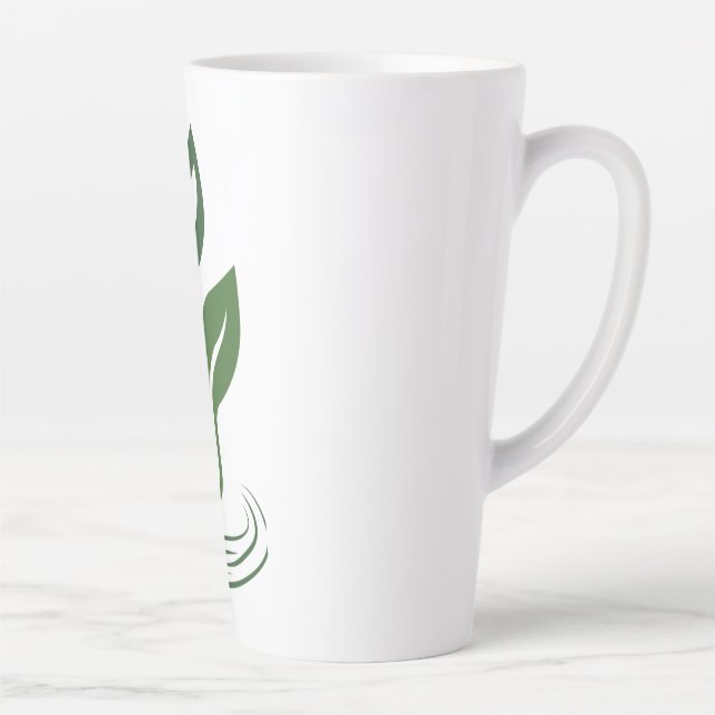 Heather Niemi Savage Logo Large Latte Mug (Right)