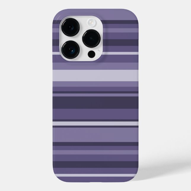 Heather purple stripes Case-Mate  iPhone Case (Back)