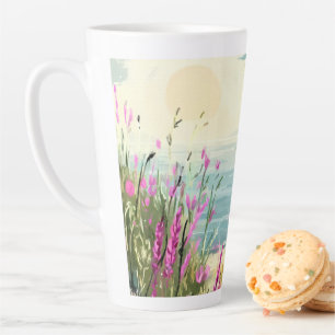 Heather’s Embrace by the Sea Latte Mug