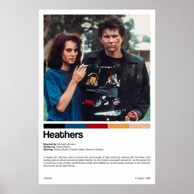 Heathers Movie Print  (Front)