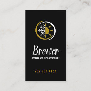 Heating & Air Conditioning, Cooling, Repair Business Card