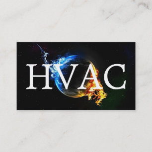 Heating and Air Conditioning Business Card