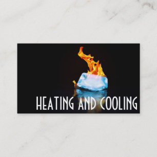 Heating and Air Conditioning Business Card