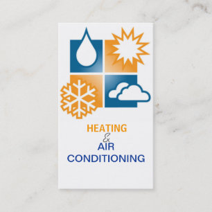 Heating and Air Conditioning Business Card