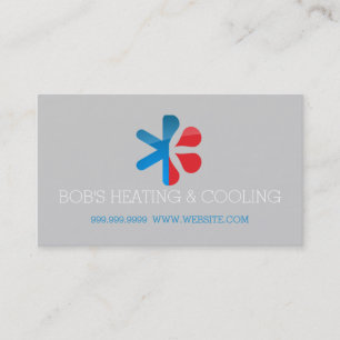 Heating and Air Conditioning Business Card